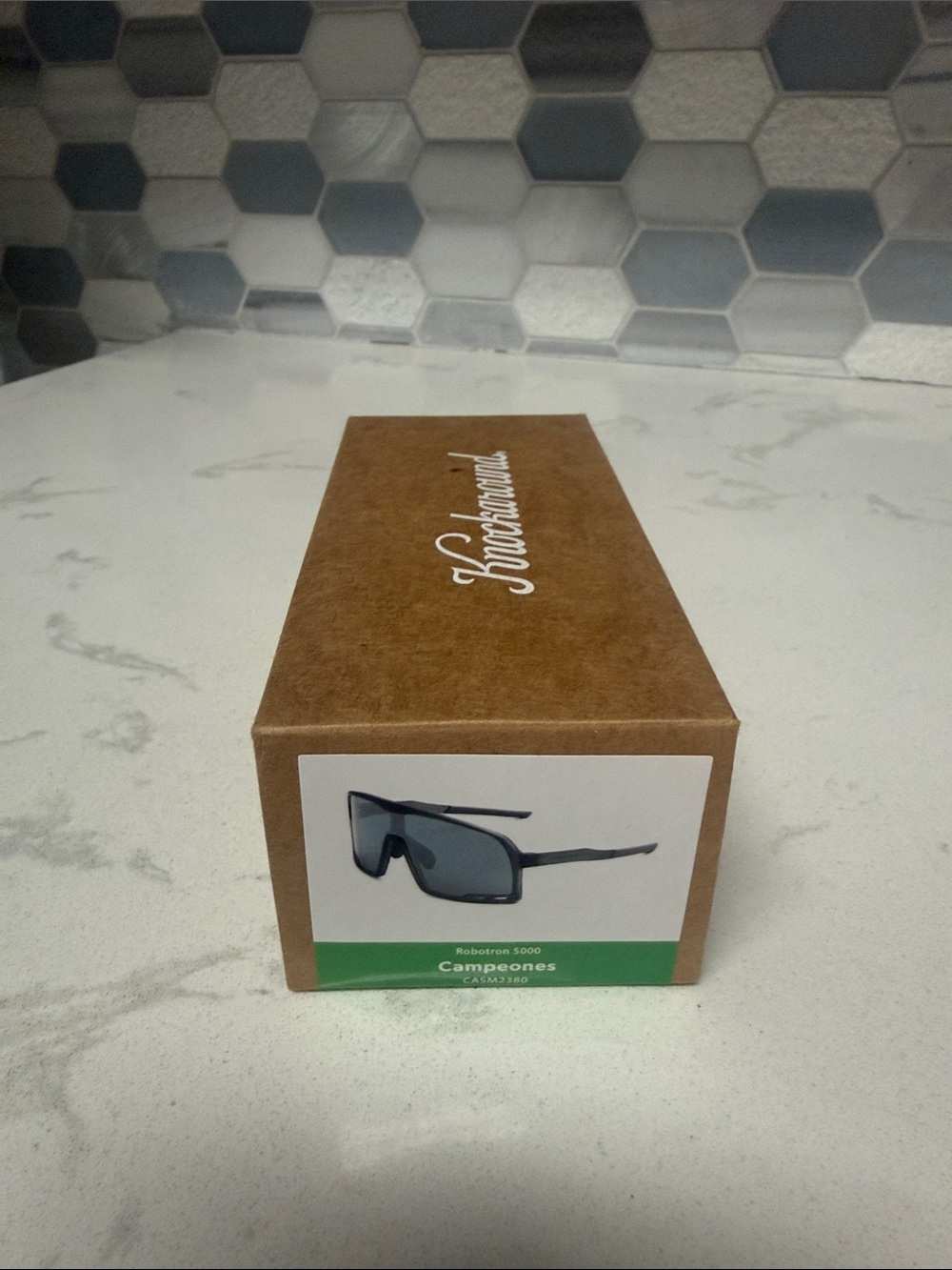 Brown-Box Pack Sunglasses with Black Lenses - (Unbranded)
